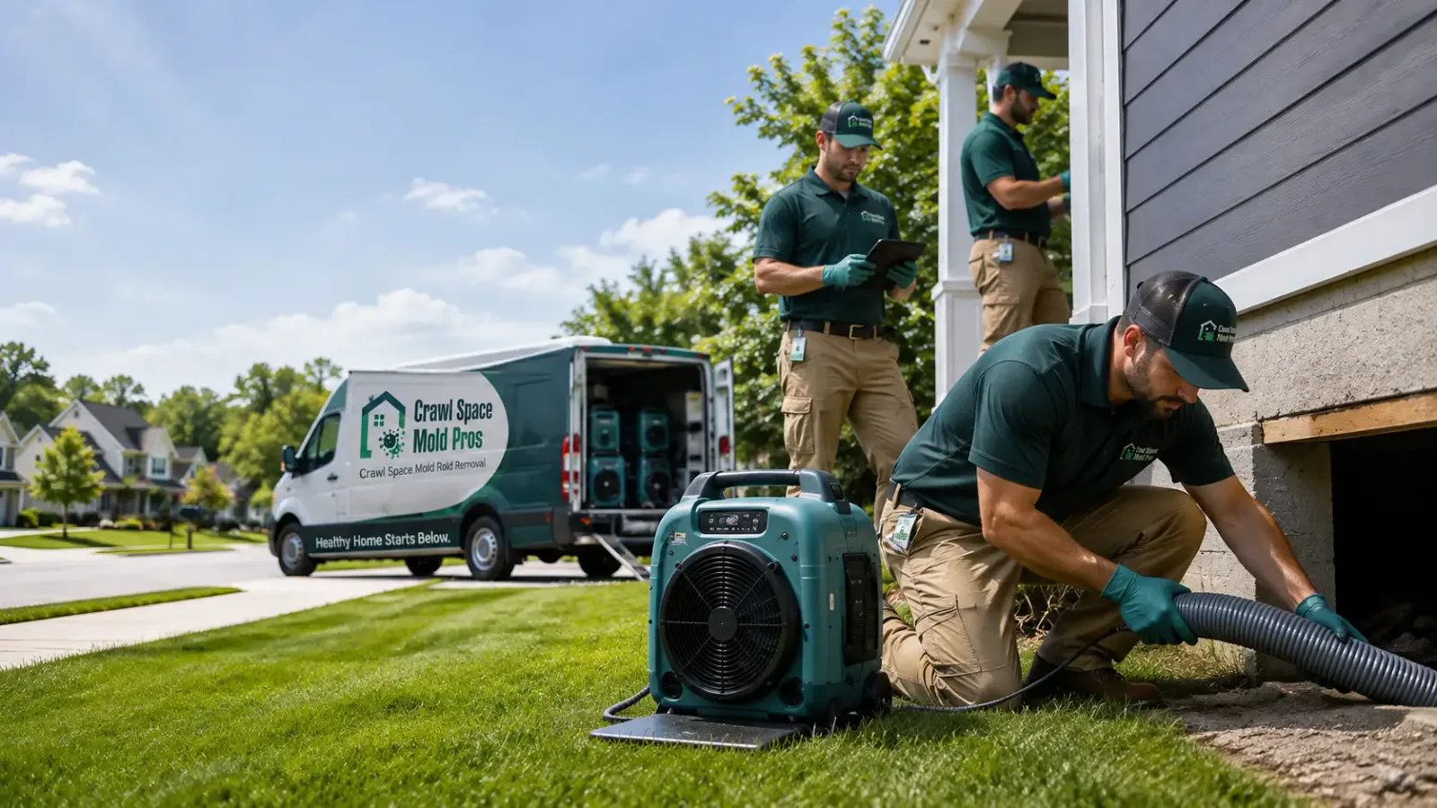 Crawl Space Mold Removal in Montrose, MN